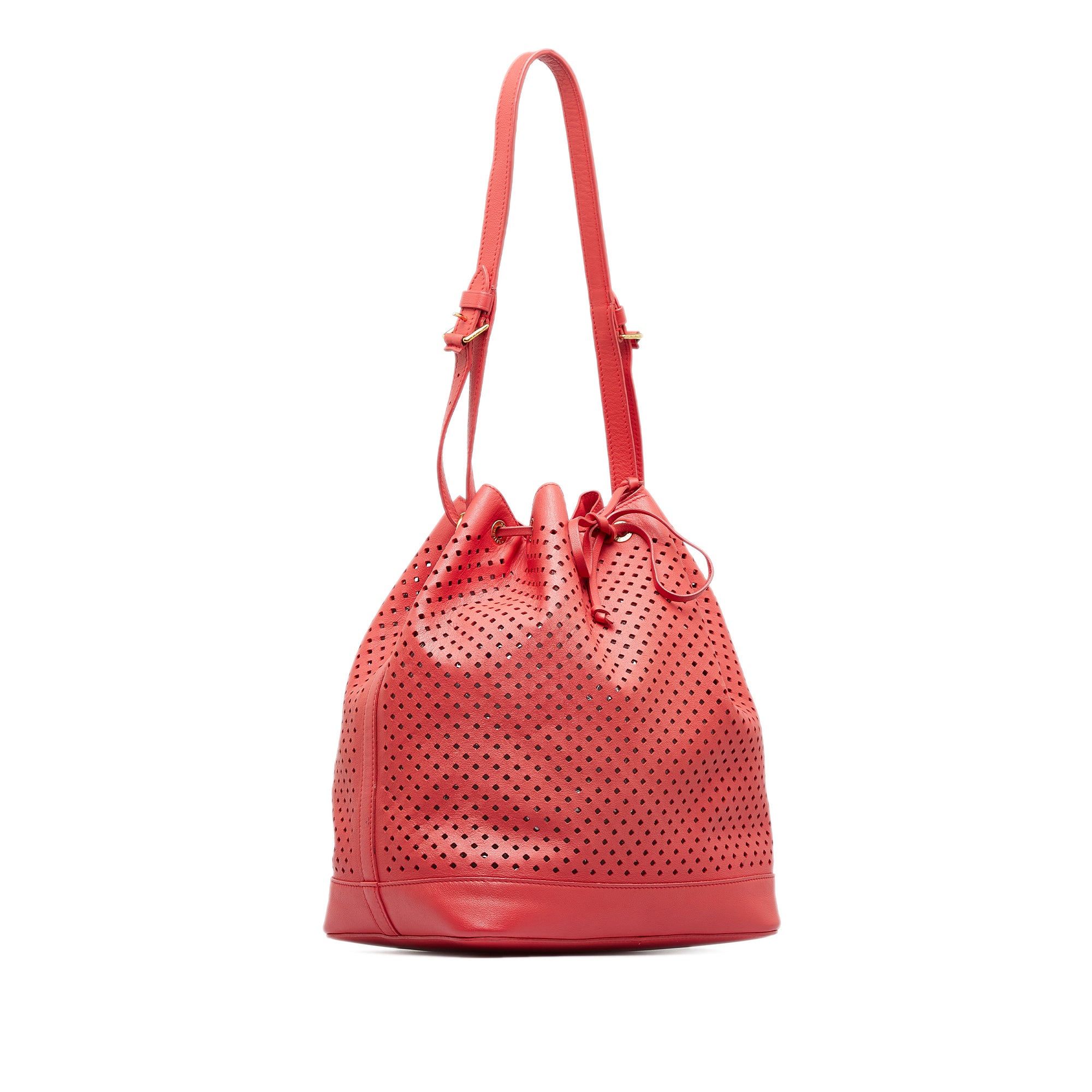 Louis Vuitton | Pre-Owned x Sofia Coppola Flore Perforated Noe | Red