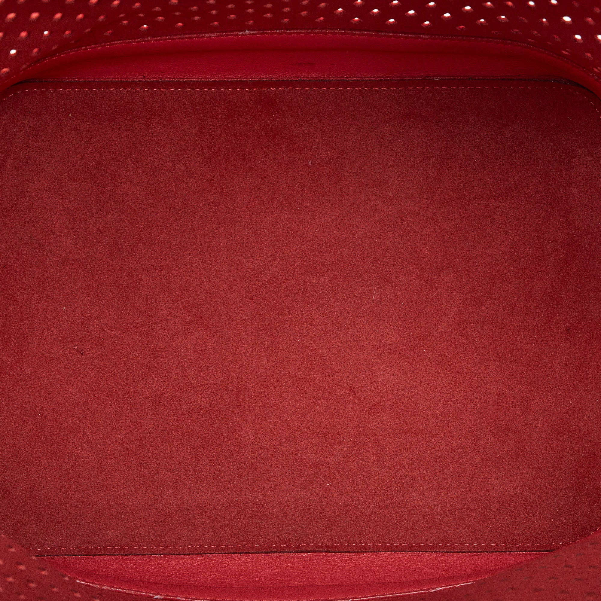 Louis Vuitton | Pre-Owned x Sofia Coppola Flore Perforated Noe | Red