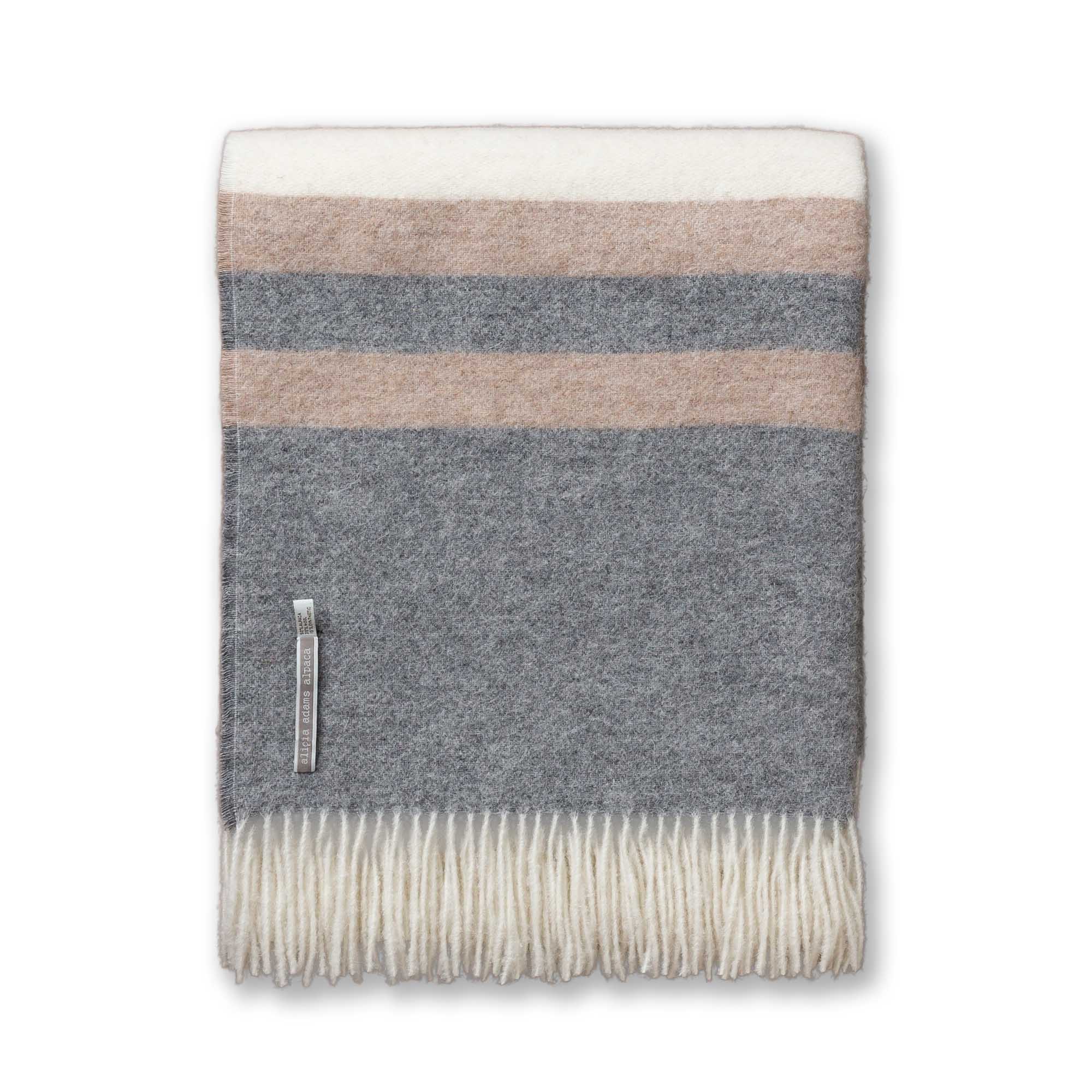 Canyon Throw | Ivory / Light Grey / Beige
