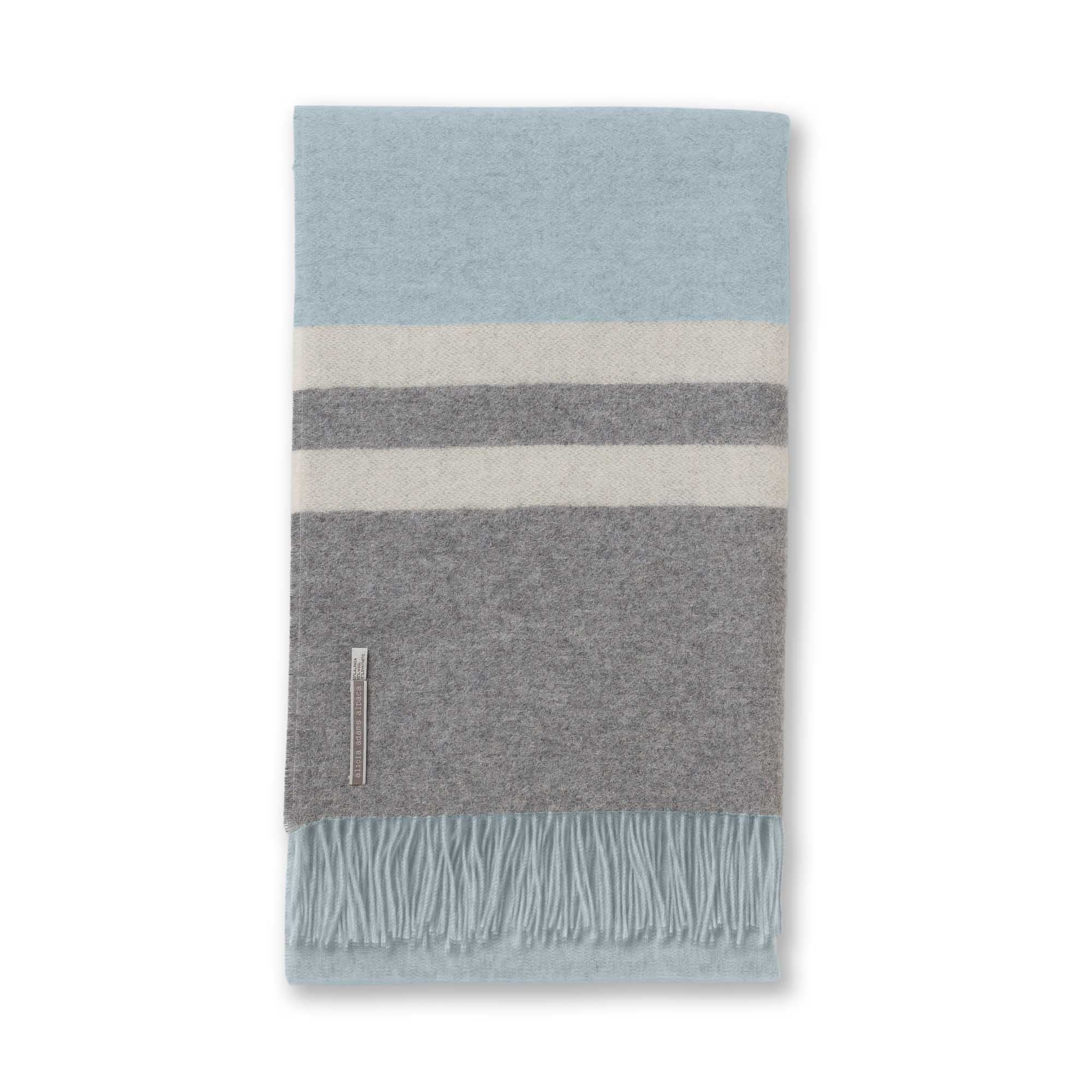 Canyon Throw | Light Blue / Light Grey / Ivory