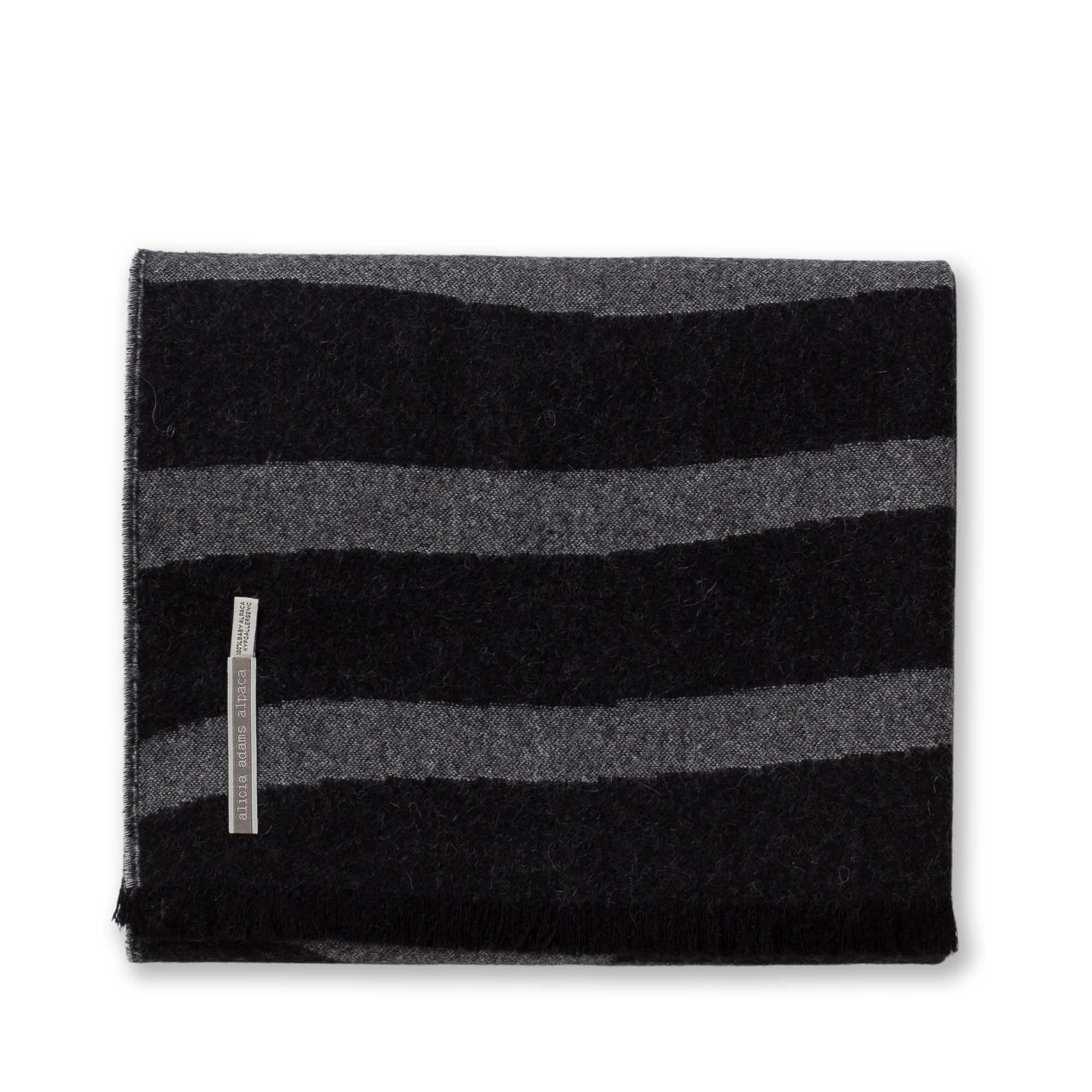 Zebra Throw | Ivory / Black