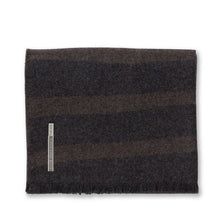 Zebra Throw | Dark Taupe / Charcoal