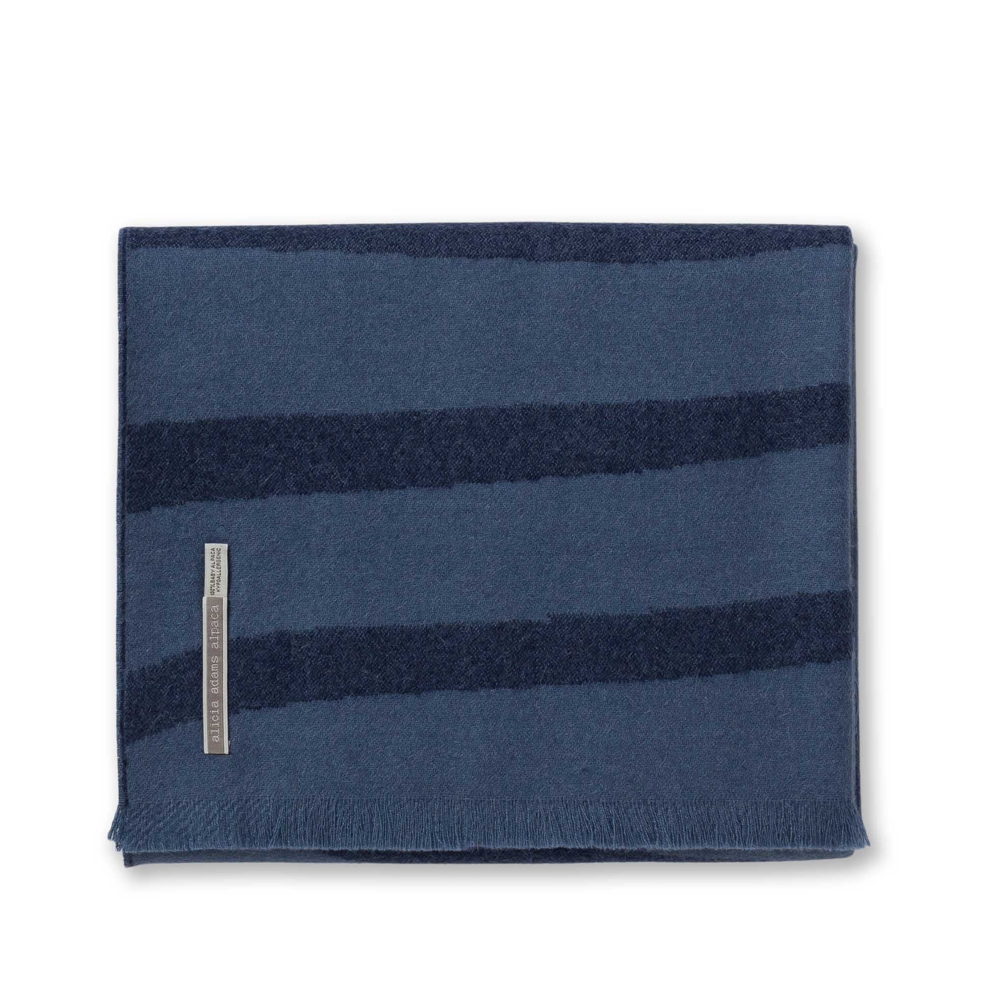 Zebra Throw | Navy / English Manor