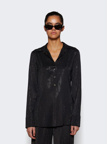 alexanderwang | Crystal Hotfix Slim Shirt Washed Charcoal