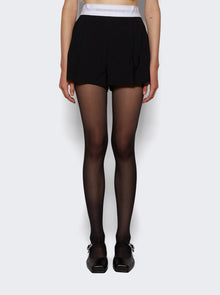 Women | alexanderwang | High Waisted Pleated Shorts | Black