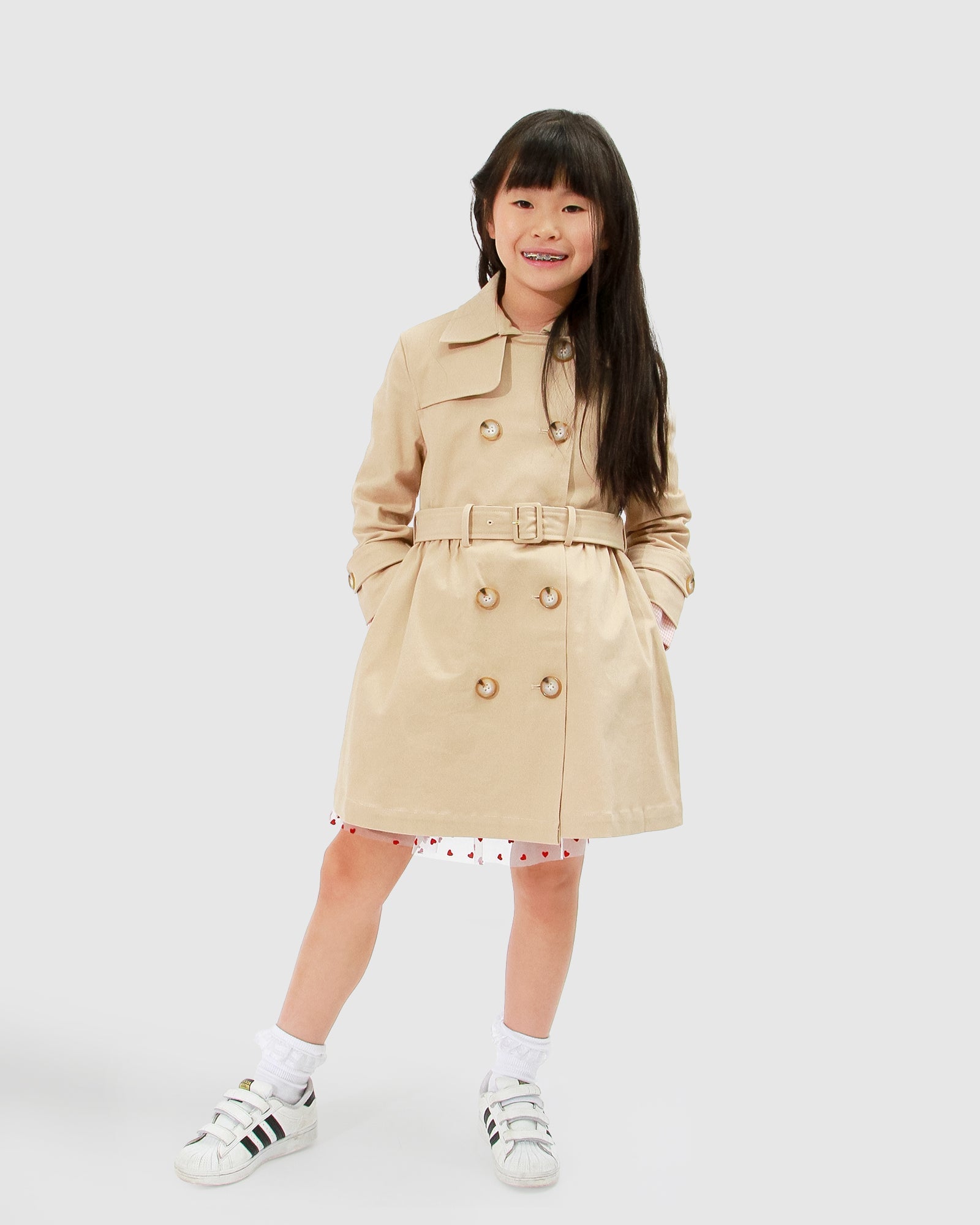 Kids | Miss Sunshine Trench Coat | Camel