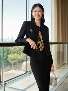 Chinese Style Jacket | Black