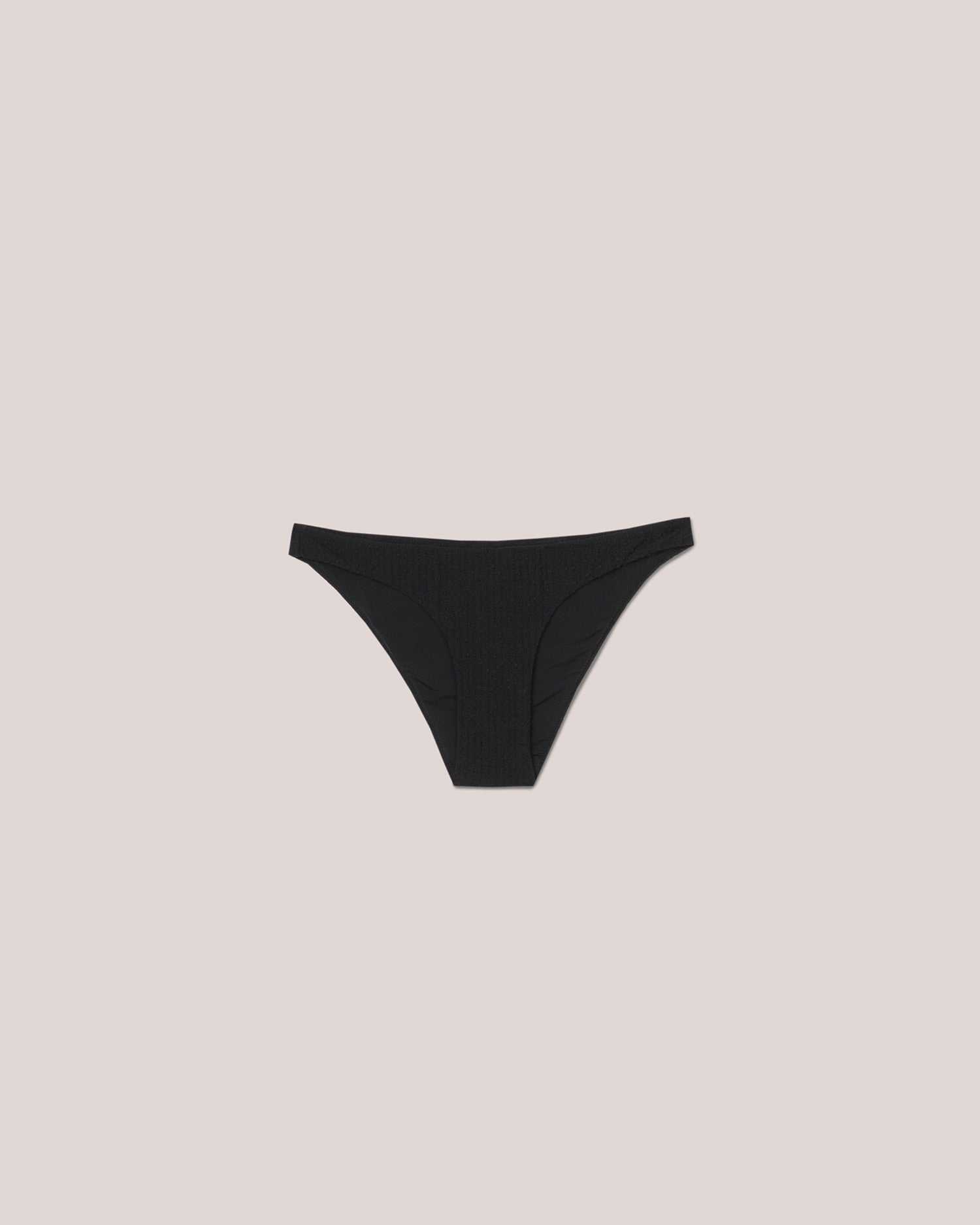 Albin Seersucker Stretch Bikini Briefs | Black