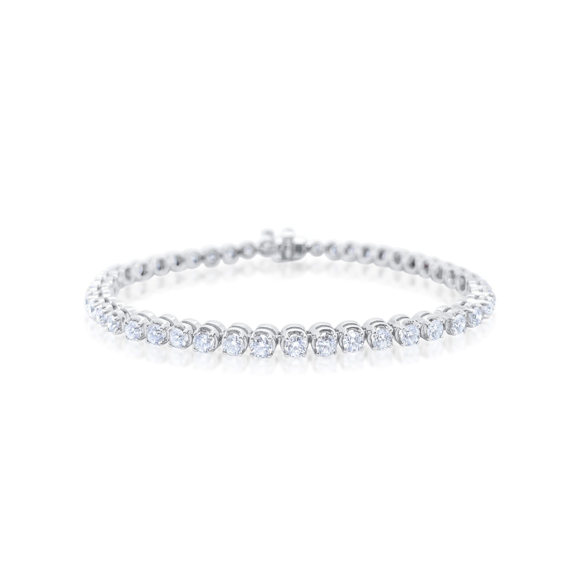 3 Carat Lab Tennis Bracelet 14Kt White Gold 7 Inches | White Gold