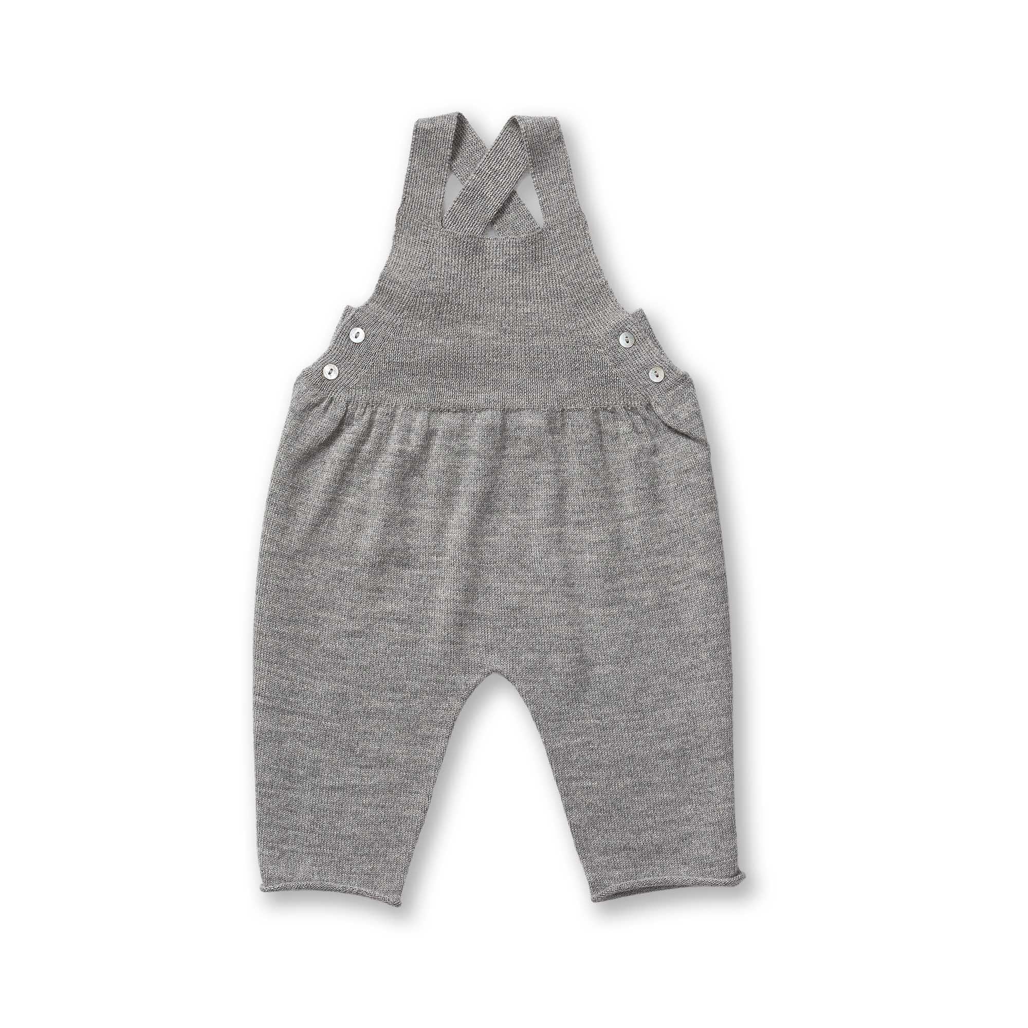 Kids | Niki Overalls | Light Grey