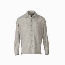 Men | Knit Shirt | Pearl Grey