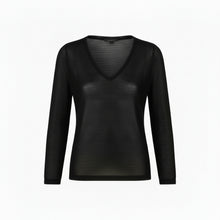 Women | V Neck Sweater | Black