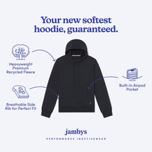 Chilluxe Brushed Fleece Hoodie | Black