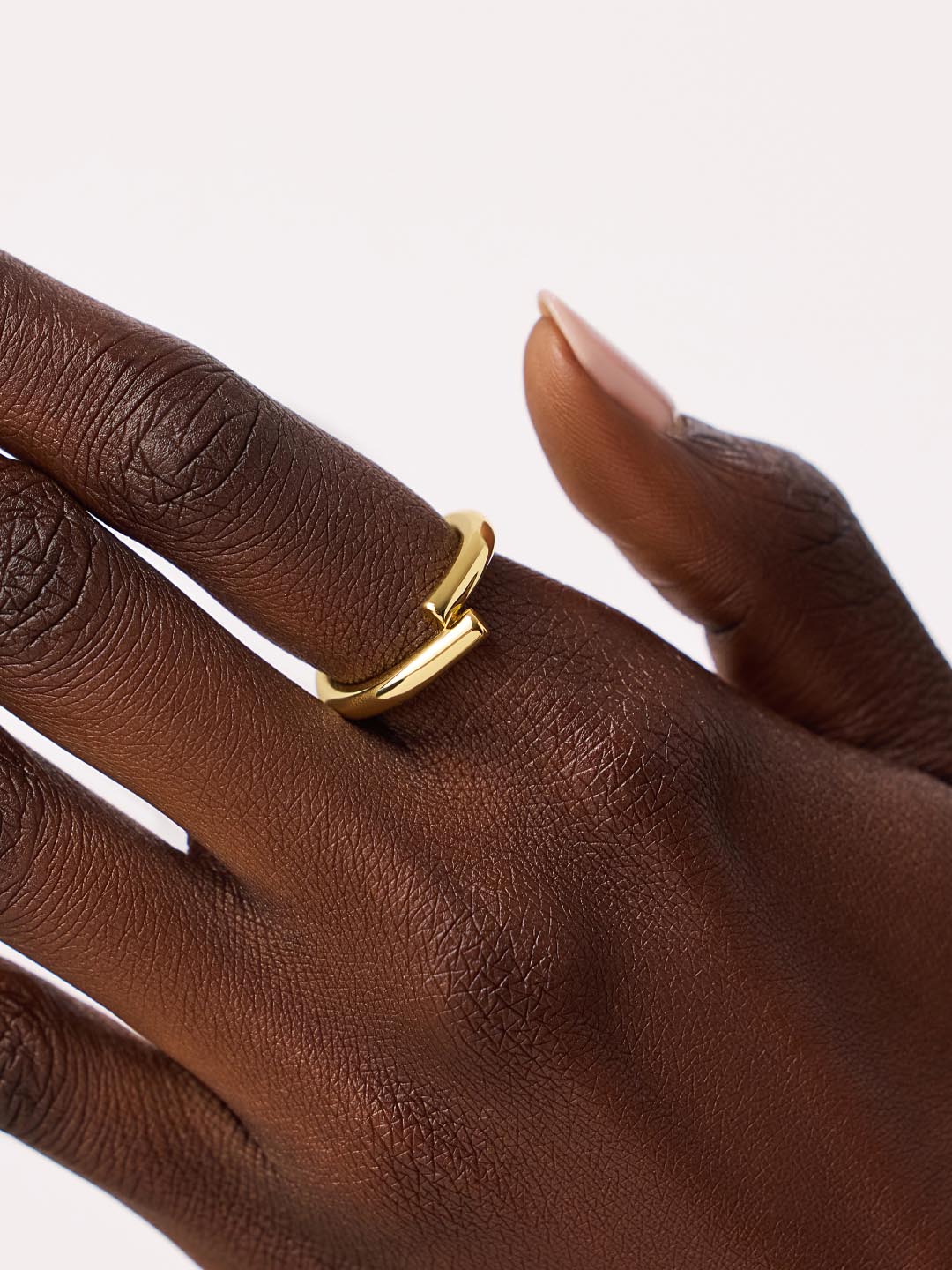 14K Gold Plated Open Hearts Love Valentines Day Statement Band Rings For Women Ana Luisa Clover