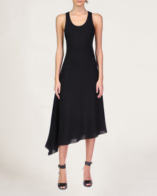 Halston | Mazie Racer Back Dress | Black