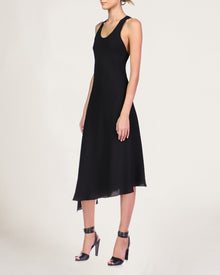 Halston | Mazie Racer Back Dress | Black