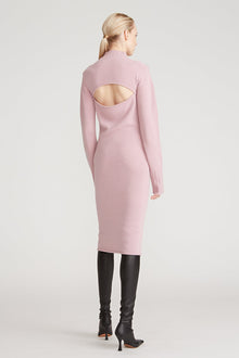 Halston | Brinkley Wool Cashmere Dress | Dusty Rose