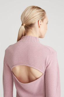 Halston | Brinkley Wool Cashmere Dress | Dusty Rose