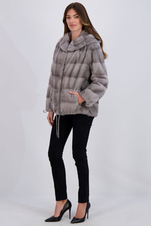 Mink Parka | Women | Sapphire