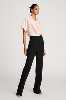 Halston | Nelia Top In Double Satin | Rose