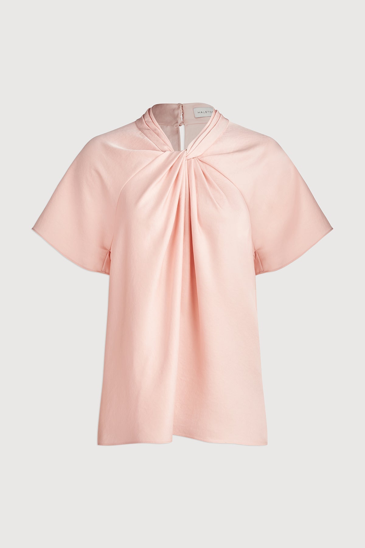 Halston | Nelia Top In Double Satin | Rose