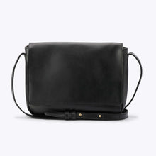 Unisex | Leather Crossbody Bag | Black