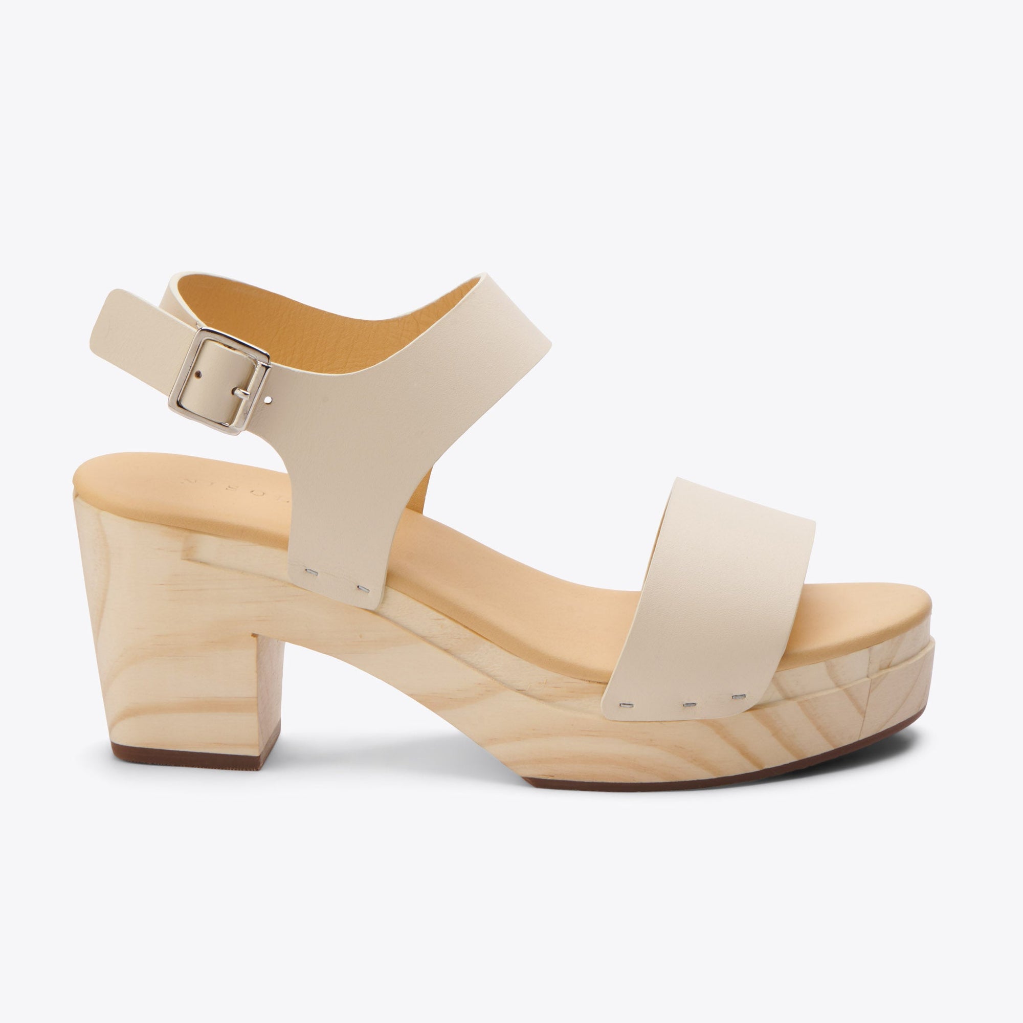 Womens | All-Day Open Toe Clog | Bone