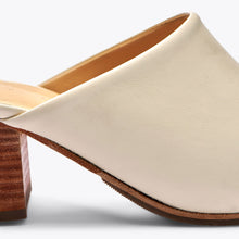 Womens | All-Day Heeled Mule | Bone