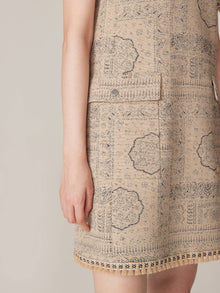 Short Sleeve Dress | Camel