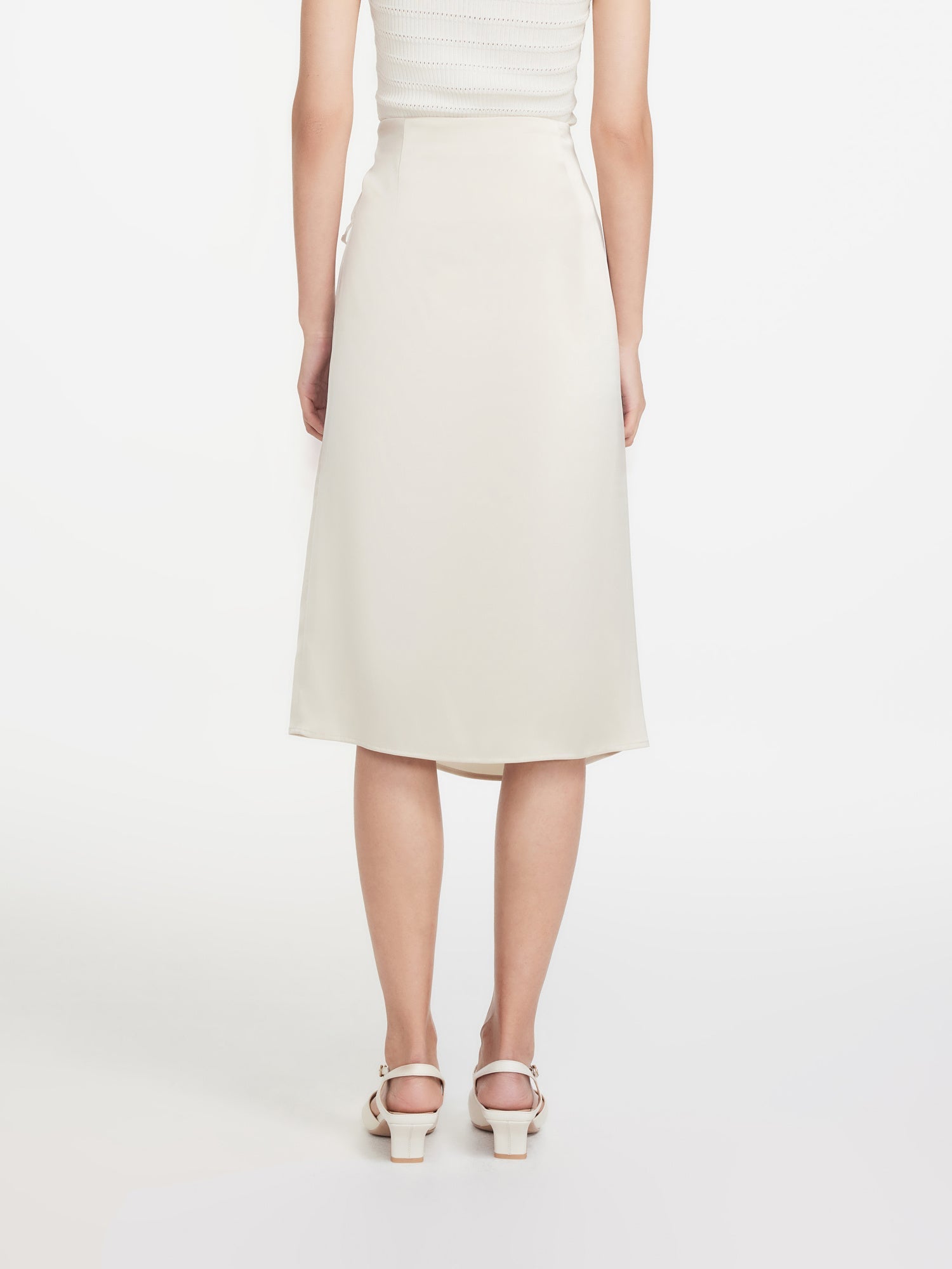 Midi Skirt | Beige