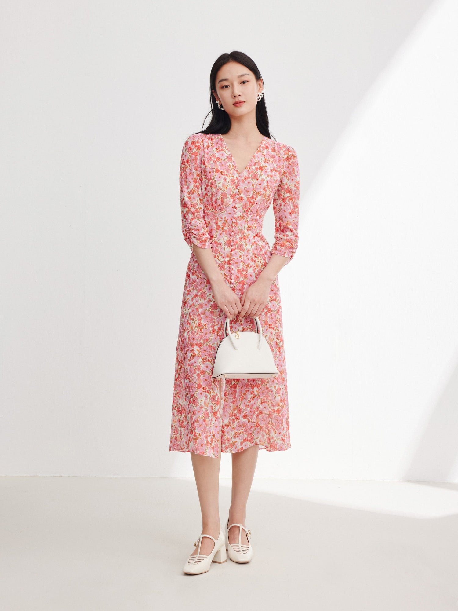 Mulberry Silk Dress | Pink