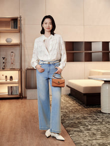 Embroidered Jeans | Blue