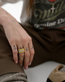 Tricolore Ring | Black Onyx/Cubic Zirconia | Silver