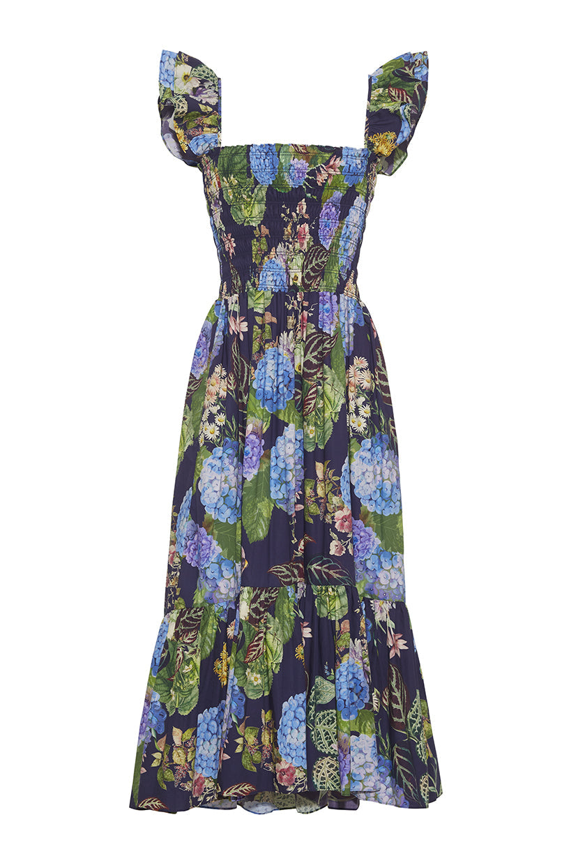 Ruby Dress | Avery Floral Evening Blue