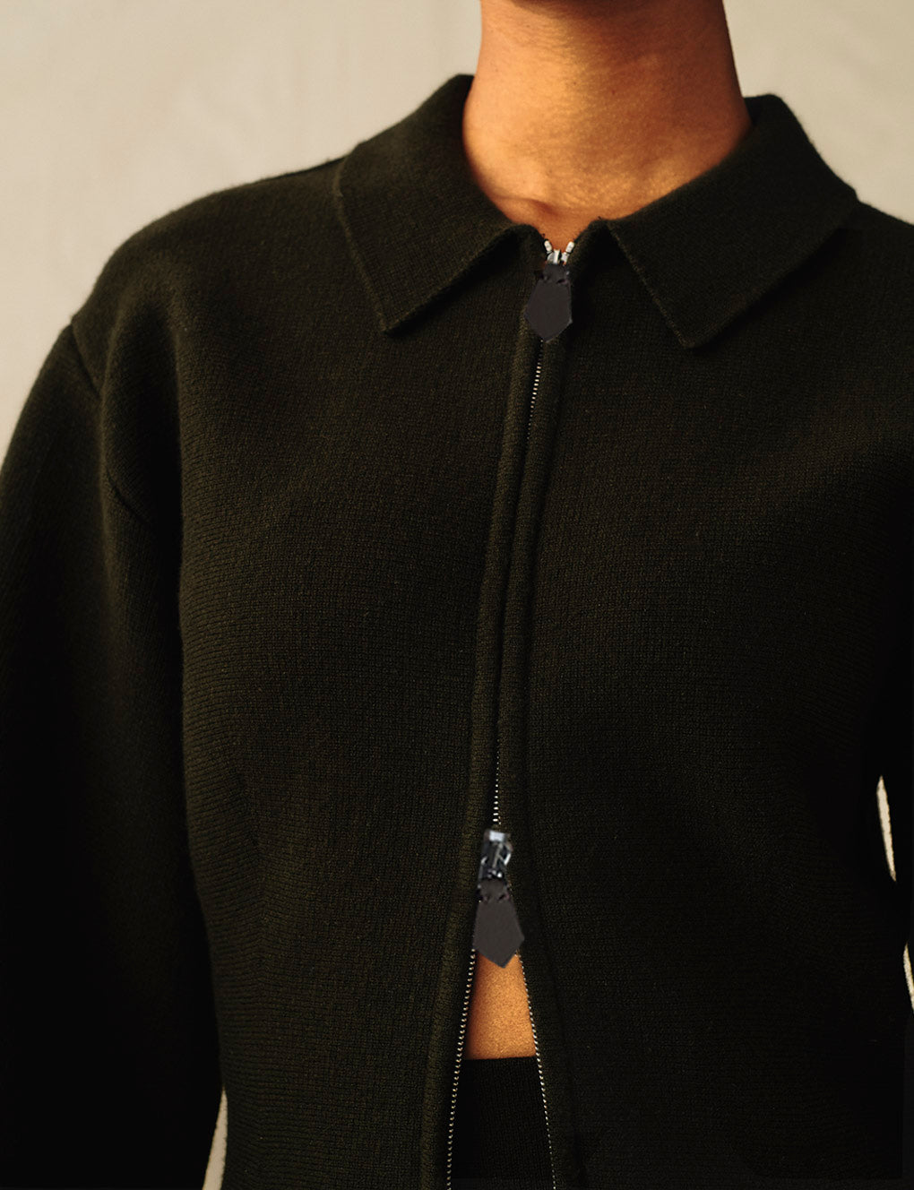Womens | The Sculpted Zip Jacket | Spruce