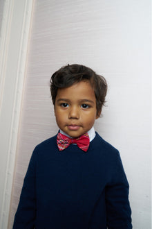 Kids Bastow Tartan Bow Tie | Cheery Red