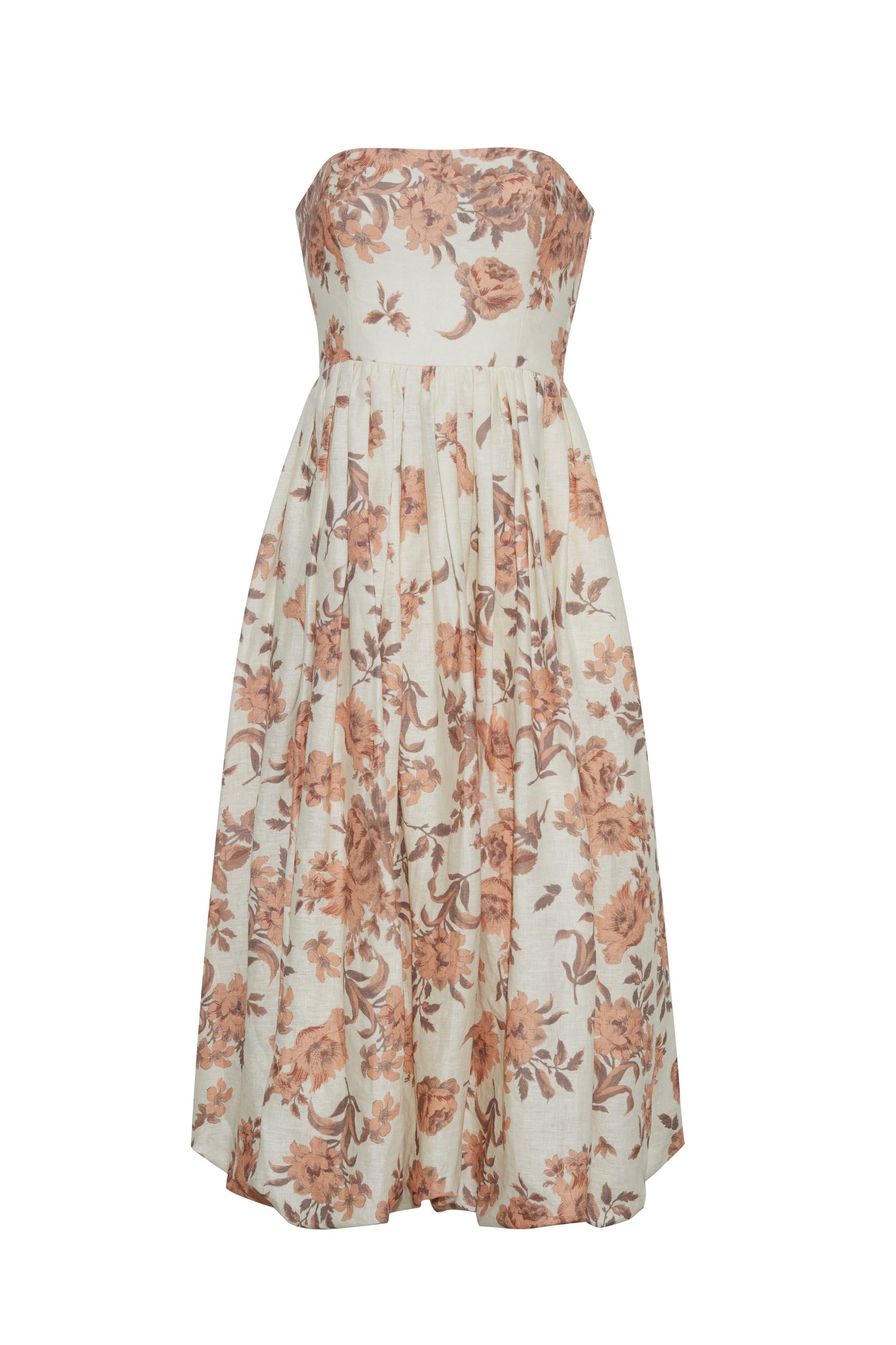 Anisha Dress | Farfella Border Egret