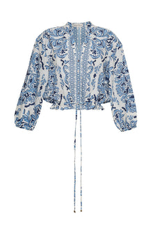 Perrin Top | Saltaire Light Blue