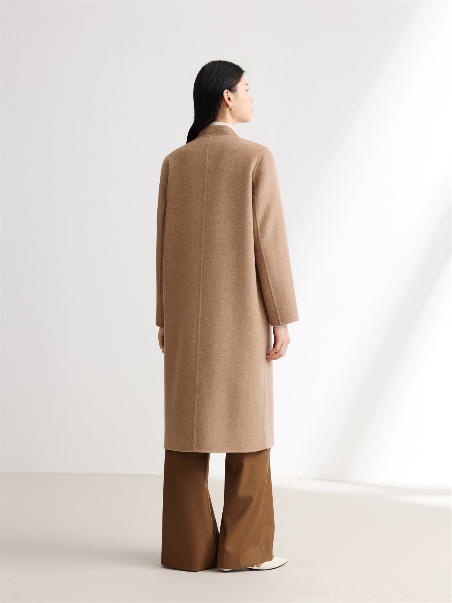 Alashan Cashmere Coat | Camel
