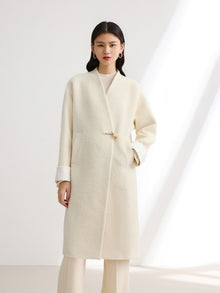 Boucle Long Blazer | Beige