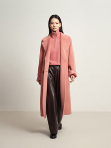 Wool Coat | Pink