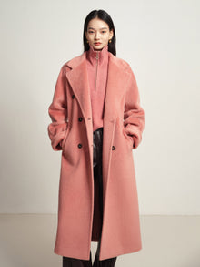 Wool Coat | Pink