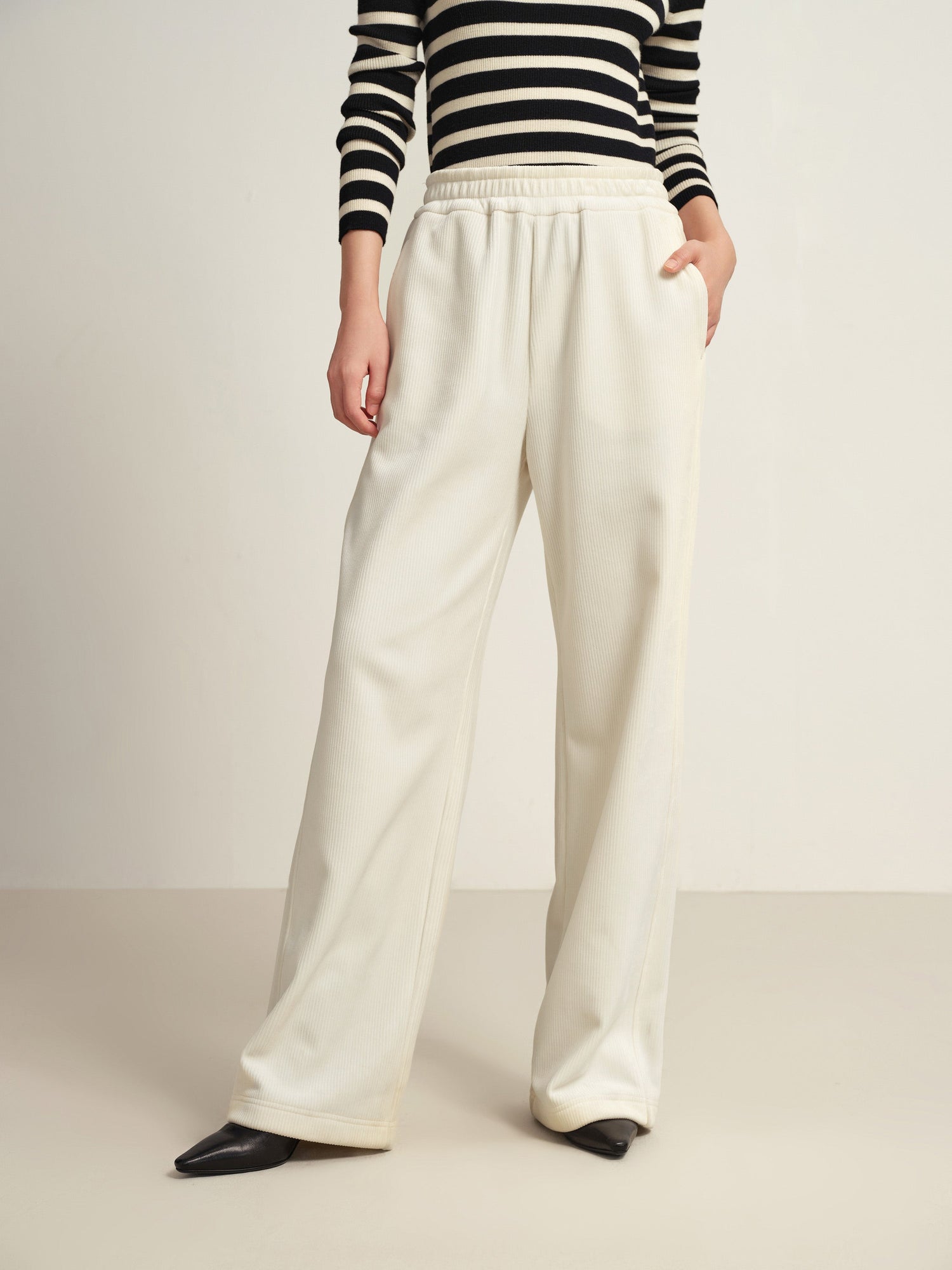 Casual Trousers | White