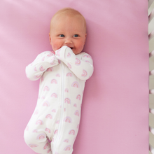 Bamboo Fitted Crib Sheets | Misty Mauve