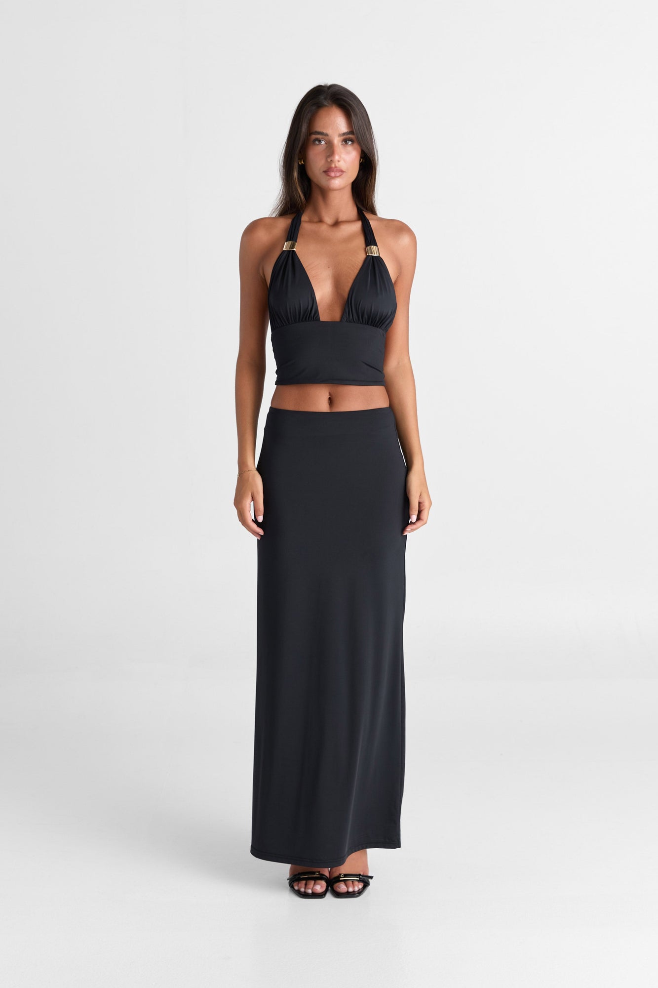 Cleo Maxi Skirt | Black