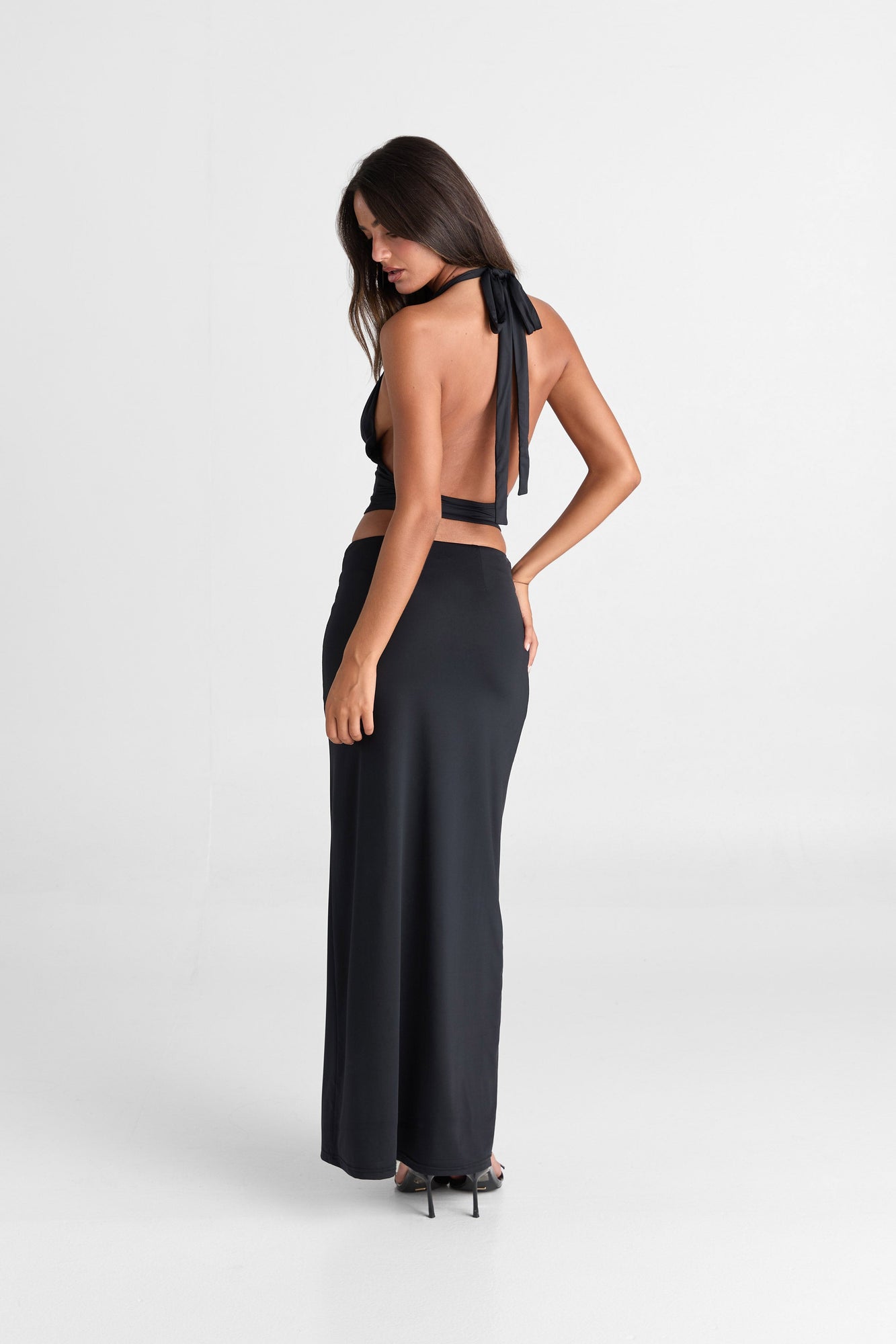 Cleo Maxi Skirt | Black