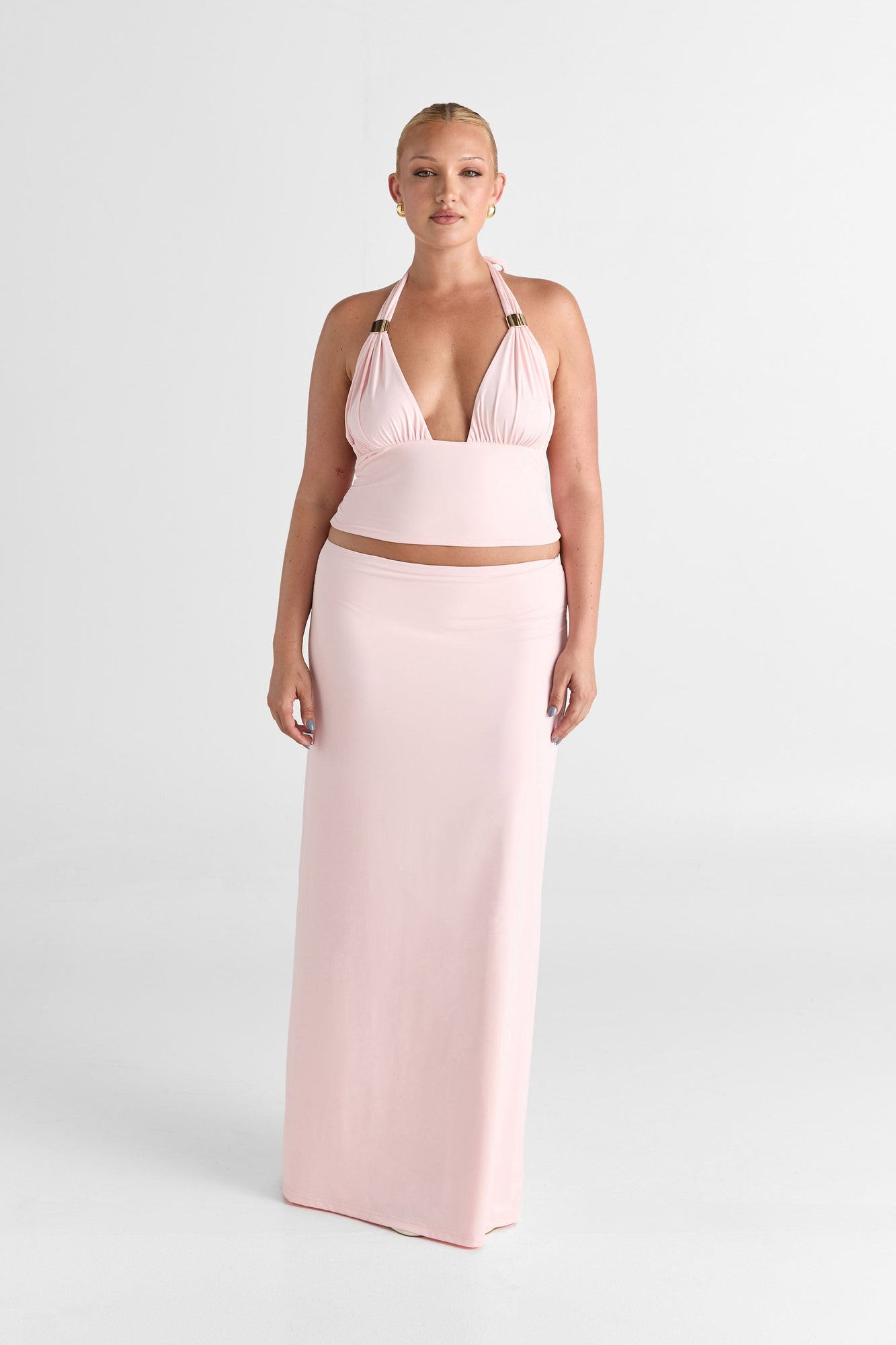 Cleo Maxi Skirt | Pink