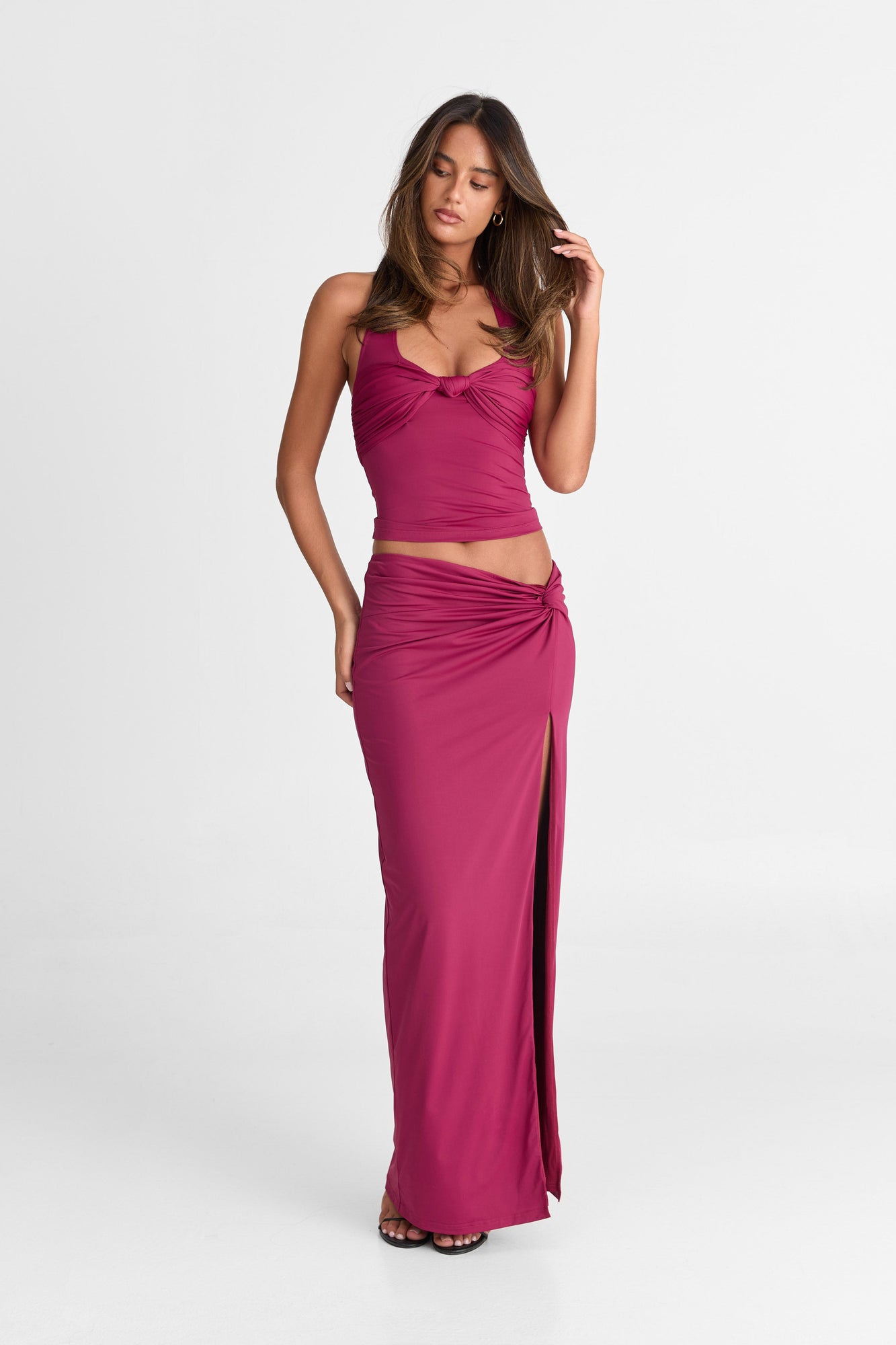Kaia Skirt | Ruby