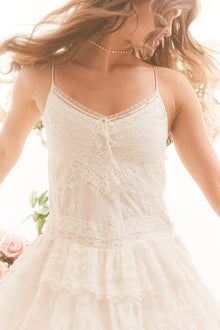 Beauval Lace Mini Dress | Off White