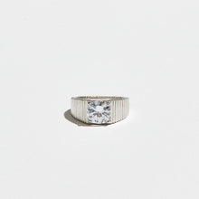 The Rouge Cz Signet Ring | Sterling Silver